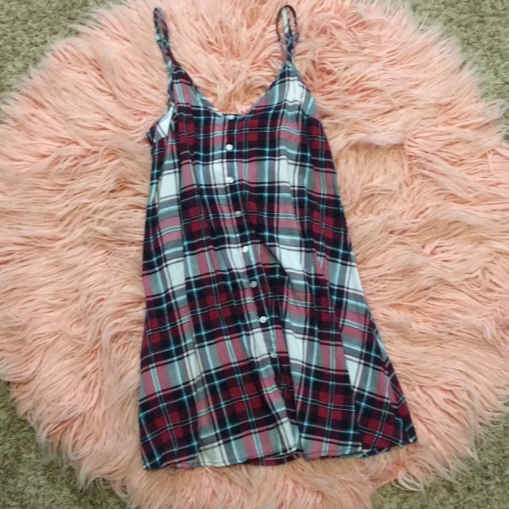 A mini dress